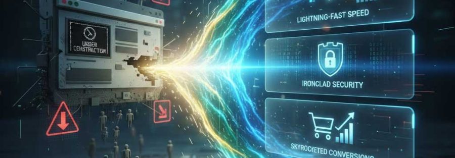 SEO traffic growth analytics after website redesign and on-page optimization